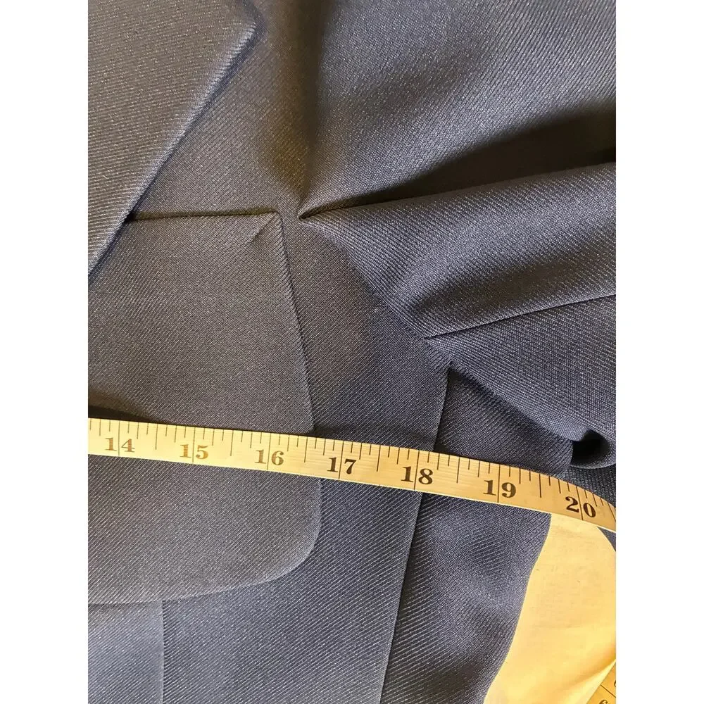 Vintage Engels Navy Blazer Gold Buttons Wool USA Mens Sport Coat Select Editions